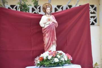 Procesión religiosa por el Valle de Jinámar-Telde (Foto F.J. Santana)